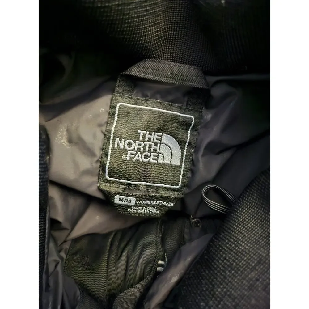 Men's Northface 600 Down RECCO Sz M Black Zippered Ski/Snow Jacket Puffer